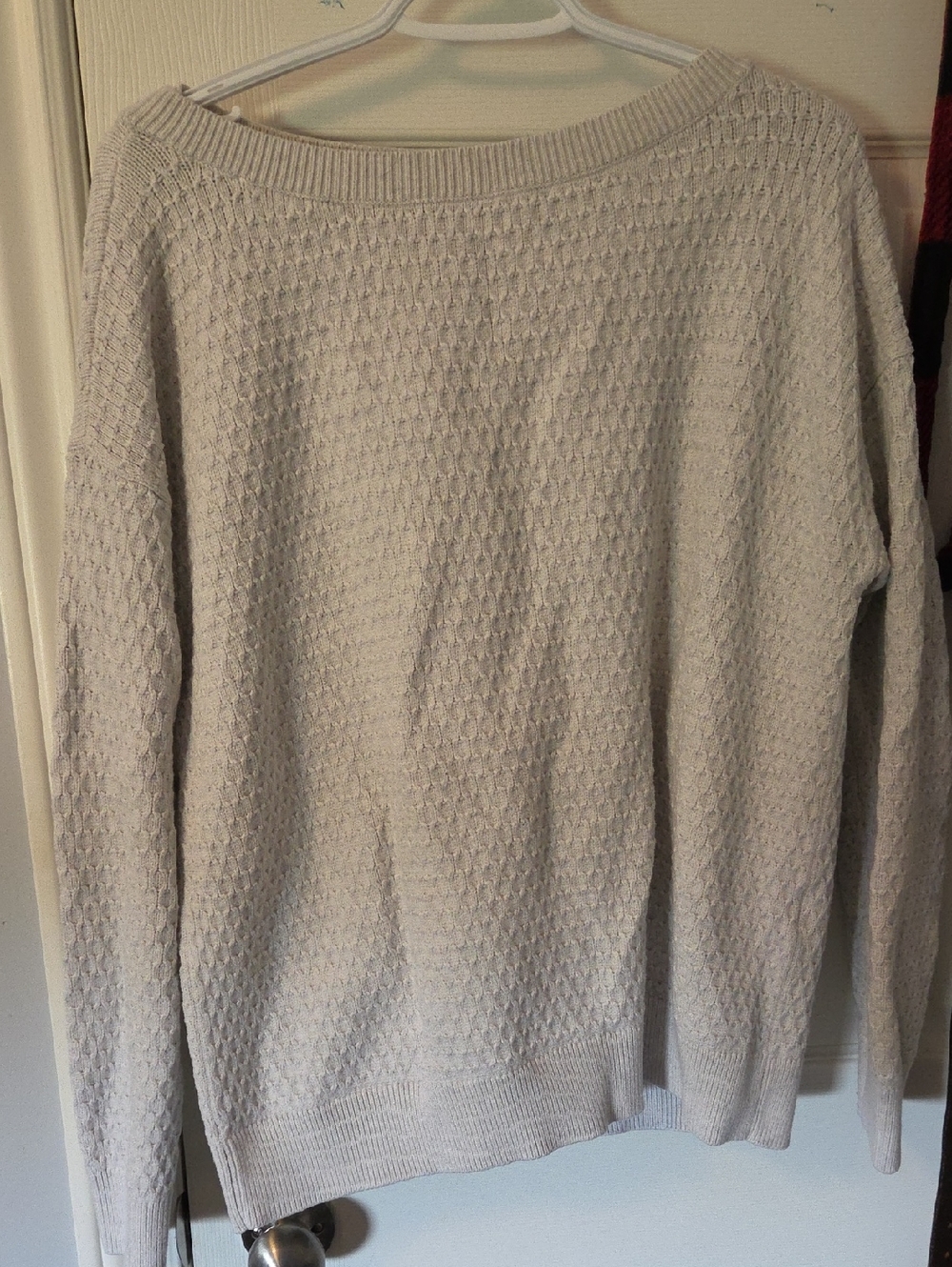 Denver Hayes Men's Crewneck Sweater in Light Gray
